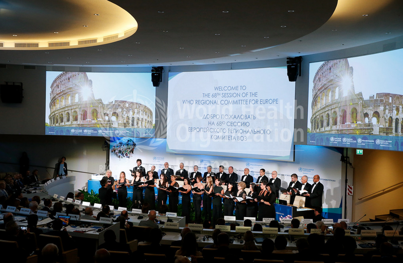 Featured image for “La Fondazione Maruzza al 68° Comitato Regionale dell’OMS Europa”