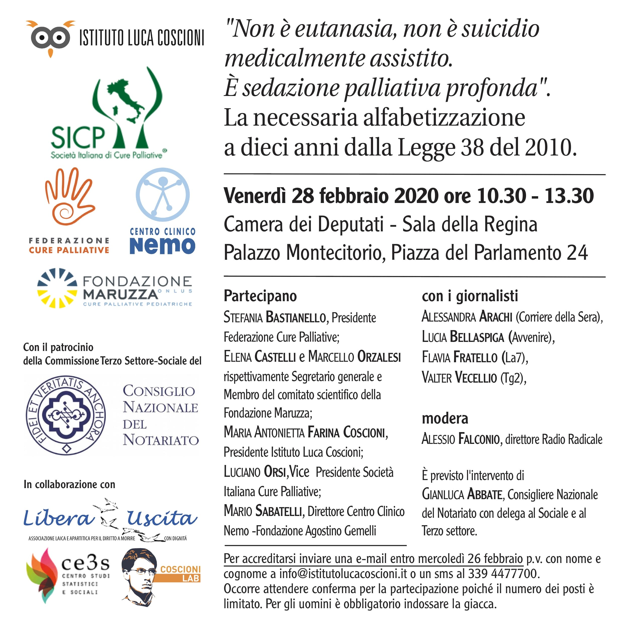 Featured image for “Roma, venerdì 28 febbraio 2020 Save the date”