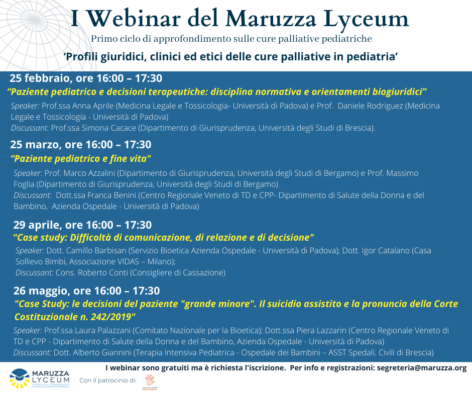 Featured image for “I Webinar del Maruzza Lyceum sono in partenza!”