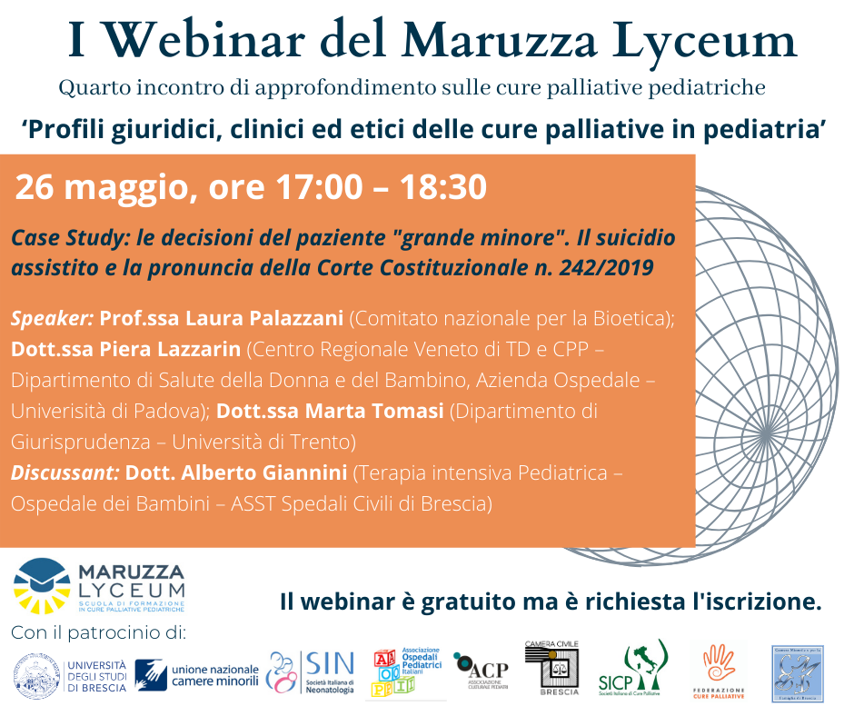 Featured image for “26 maggio 2021 – Iscriviti al quarto webinar del Maruzza Lyceum”