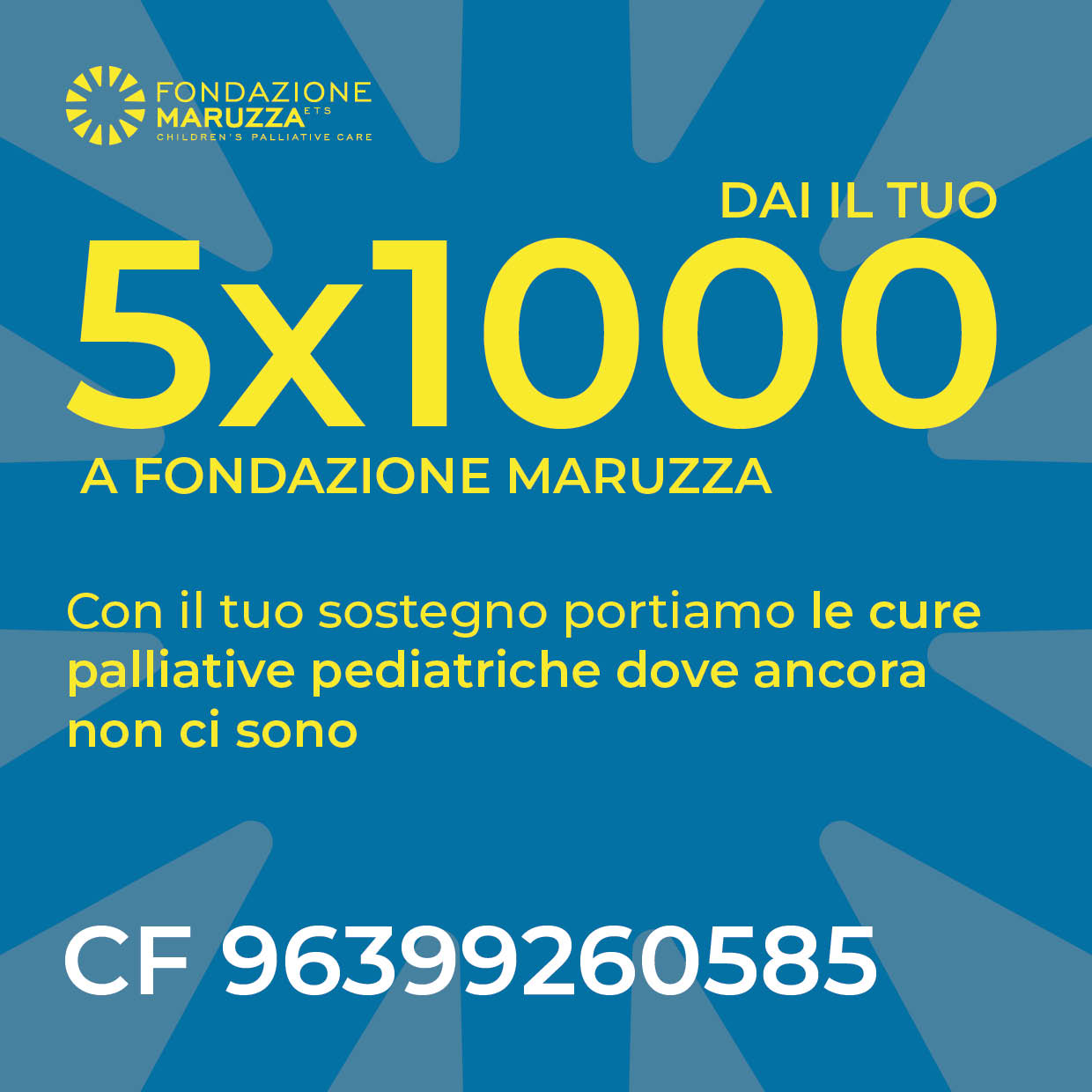 Featured image for “Sostieni 30mila bambini inguaribili con il tuo 5×1000”