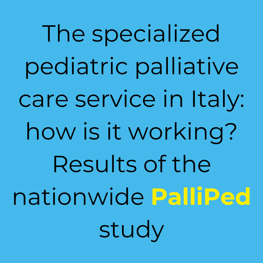 Featured image for “PALLIPED – The report on PPC provision in Italy has been published in the IJP”